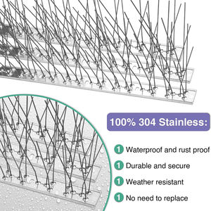 Nouveau Type Accueil Jardin Clôture Mur <span class=keywords><strong>Anti</strong></span> Oiseau Pointes Lutte Antiparasitaire En Acier Inoxydable Oiseau Spike - Product Image 3