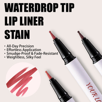 Nuevo Delineador de Labios Vegano de Alta Calidad, Mate, de Alta Pigmentación, Punta de Goteo, Larga Duración, Líquido Suave, Tinta para Labios, Marca Privada