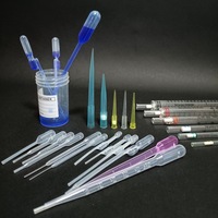 Pipette plastique jetable TP-DB10100 100ul Pipettes Pasteur graduées à double ampoule