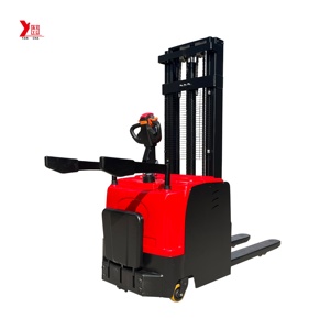 Chariot élévateur à conducteur debout YANCHA <span class=keywords><strong>2</strong></span> tonnes, transpalette électrique complet, gerbeur hydraulique avec déplaceur latéral, 3 kW 24 V, roues PU/Nylon, propulsion arrière - Product Image 5