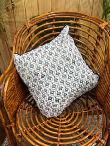 Housse de coussin artisanale bohème à motifs imprimés, décoration artisanale indienne, housse de coussin indienne à motifs imprimés faite à la main - Product Image 3