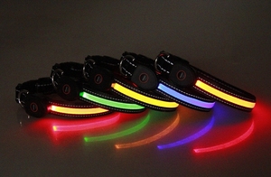 <span class=keywords><strong>Collar</strong></span> LED de Nailon Recargable por USB, Impermeable, Reflectante, Luminoso, para Perros/Gatos, con Luz Intermitente, para Seguridad Nocturna, Paseos al Aire Libre, Entrenamiento de Mascotas - Product Image 2