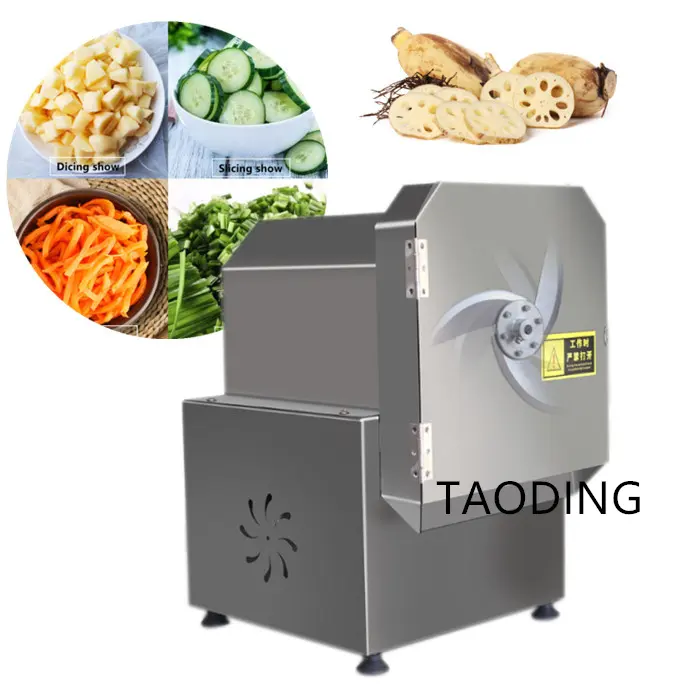 Машина для резки кокосовых овощей с большим выходом, электрическая машина для резки, слайсер для картофеля, милая, приготовленная кубик