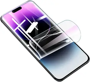 Pellicola salvaschermo idrogel per iPhone 13 pro max proteggi schermo nano liquid facile da installare per iPhone 14 pro max