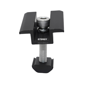 Supports de <span class=keywords><strong>fixation</strong></span> à pince intermédiaire <span class=keywords><strong>en</strong></span> acier <span class=keywords><strong>pour</strong></span> panneau solaire <span class=keywords><strong>en</strong></span> aluminium 35 40 45 50 mm Système de montage <span class=keywords><strong>pour</strong></span> installation sur toit et au sol - Product Image 3