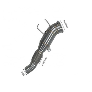 ท่อไอเสียดาวน์ไปป์สำหรับ BMW G20 G22 M340i M440i Gen3 B58 อะไหล่เครื่องยนต์สำหรับรถแข่ง สแตนเลสขัดเงา ปี 2024-2025 - Product Image 2