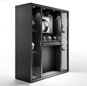Elegante Sistema di Vetrine LED a Pavimento per Esposizione di Orologi di Lusso, Ideale per Centri Commerciali - Product Image 1