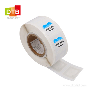 Inventory RFID Library Tag personalizzato formato 50*50mm RFID Chip Tag passivo RFID HF libri etichetta adesiva - Product Image 4