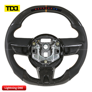 Volant en carbone TDD LED pour Chevrolet C5 C6 C7 C8 Silverado GMC Cruze Camaro SS, volant personnalisé d'origine - Product Image 4
