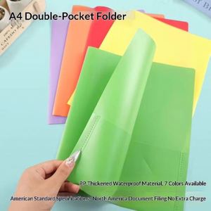 Oxford Box Files Dual-Pocket <b>Plastic</b> <b>Letter</b> Size Orange 25-Pack Business Card Holder Durable School Office Everyday Filing - Product Image 4