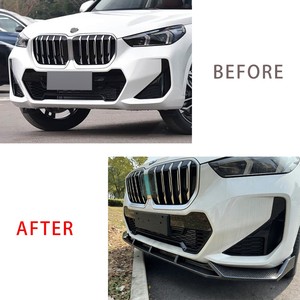Adatto per BMW <span class=keywords><strong>X1</strong></span> U11 M Sport <span class=keywords><strong>2022</strong></span>+ Paraurti Anteriore, Labbro Anteriore, Spoiler Anteriore Nero Lucido/Fibra di Carbonio, Modifica Esterna - Product Image 3