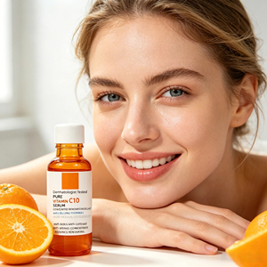 Concentrado Facial con 10% de Vitamina C y Ácido Hialurónico de Grado Dérmico, Suero Antioxidante y Antienvejecimiento, Sin Perfume, para Piel Sensible - Product Image 2