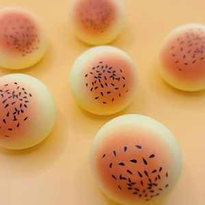 Hot Sale TPR Fluid-Filled Egg Yolk Puff Hand Exercise Squeeze <b>Squishy</b> Stress Relief Decompression Toys Party Favors for Kids - Product Image 4