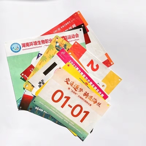 Números de Competición Desechables, Impermeables y Resistentes al Sudor para Maratón y Ciclismo - Material de Papel, Logotipo Personalizado Disponible - Product Image 4