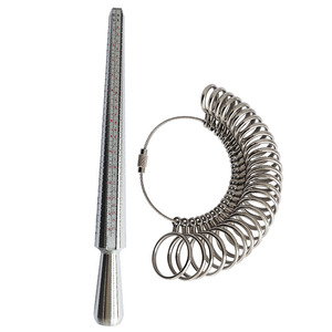 <strong>Ring</strong> Size Measurer Mandrel Metal UK <strong>Ring</strong> Size <strong>Measurement</strong> <strong>Tool</strong> Finger Gauge Kit Jewelry Size <strong>Tool</strong> - Product Image 1