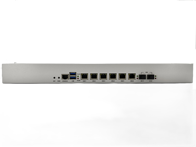 Network Security 6* 2.5G LAN Firewall 2* 10GbE SFP+ Fiber Firewall Intel i5 i7 4th CPU VGA Display for Security Appliance Use