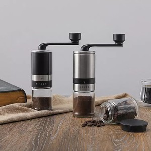 Vente en gros de fraiseuse à café commerciale Barista Flat Burr Machine à expresso Moulin à café manuel réglable à la main - Product Image 1