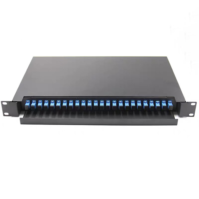 24 core SC/LC/FC/ST rackmount fiber patch panel ODF