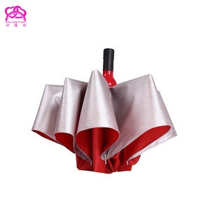 Parapluie pliable pour bouteille de vin, moins cher, revêtement argenté et résistant aux UV, parapluie à forme unique, Adorable, <span class=keywords><strong>2022</strong></span> pièces - Product Image 3