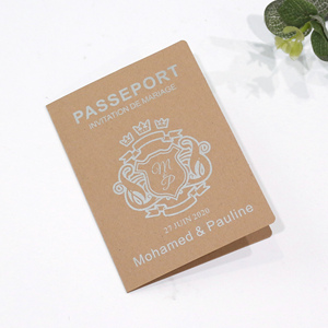 Invitations de <span class=keywords><strong>mariage</strong></span> personnalisées en gros, cartes de papier en forme de passeport, cartes <span class=keywords><strong>d</strong></span>'<span class=keywords><strong>embarquement</strong></span> avec billets <span class=keywords><strong>d</strong></span>'entrée - Product Image 3