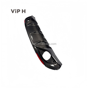 Nuevo Kit de Carrocería Viph para <span class=keywords><strong>Alfa</strong></span> <span class=keywords><strong>Romeo</strong></span> Giulia <span class=keywords><strong>2.0</strong></span>, Parachoques Deportivo Mejorado de Fibra de Carbono, Difusor Trasero, Color Negro Carbono, Ajuste Original - Product Image 3