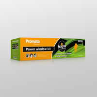 Kit de lève-vitres électriques universel Promata PW202T 24V pour 2 portes, avec moteur silencieux pour camion et bus