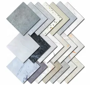 Lớp phủ UV 4 mét độ dày chống cháy bấm vào SPC sàn gạch PVC sàn không thấm nước LVT nhựa Vinyl tấm ván