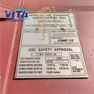 Used 20HQ High Cube Shipping <b>Container</b> Fully Inspected Second Hand Dry Van - Product Image 5