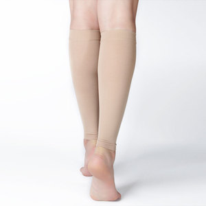20-30mmHg Nude Medical Graduated Polyamide Elatane Compression Calf Chaussettes pour Infirmières Jambes - Product Image 6