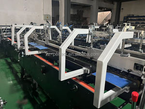 Machine se pliante automatique de collage de dossier inférieur de serrure/boîte de collage - Product Image 4