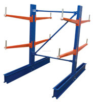 Schwerlast Verstellbares Stahl-Kragarmregalsystem 1000-3000 kg Tragfähigkeit Industrielle Lagerregale und Regale