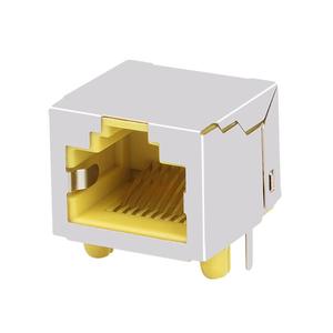 Connecteur Ethernet RJ45 Modulaire Femelle PCB 8P8C avec LED - <span class=keywords><strong>Prix</strong></span> - Product Image 3