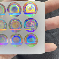 Autocollant hologramme coloré 3d Etiquettes adhésives imprimées
