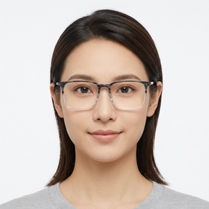 Lunettes de vue rectangulaires à monture intégrale Chenya 098, solides, anti-UV, légères, pour adultes, unisexe - Product Image 1