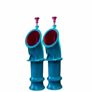 Pompe axiale submersible haute puissance ZQB 75 kW, pompe axiale verticale à grand diamètre pour le contrôle des inondations, pompe à flux mixte - Product Image 1