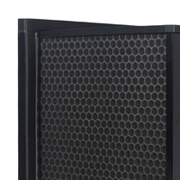 Filtro de Aire HVAC Industrial con Carbón Activado en Forma de V, Estructura de Panal, Elimina Formaldehído y Malos Olores, OEM Disponible