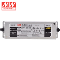 Driver LED à puissance constante Mean Well série XLG-200 200W 12V/24V IP67 Protection contre la foudre 6KV/4KV Variateur trois-en-un AC-DC