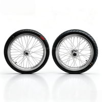Roues Sumo de 17 pouces pour Surron LBX Light Bee avec pneus 70/90-17 avant et 90/80-17 arrière, jeu de roues de moto, directement de l'usine