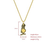 Craft Wolf Fashion Pendentif Chaîne à Maillons Personnalisable en Acier Inoxydable 316L, Design Boxe, Plaqué Noir Gun, Bijoux Unisexe Tendance