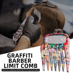 Protectores de Acero Inoxidable para Cortapelos, Peines para Cortar el Cabello para Hombres, Herramientas de Peluquería - Product Image 2