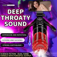 Masturbateur Automatique Rotatif et Vibrant pour Hommes avec Support Téléphone – Jouet Adulte pour Masturbation Masculine