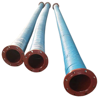 Tuyau d'aspiration flexible en caoutchouc de 4 pouces à haute résistance à l'abrasion avec bride ANSI pour les solutions de déshumidification