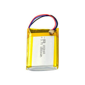New GEB 103048 1300 mAh 3,7 V lithium battery the Sys from SunPower 2017 - Product Image 1
