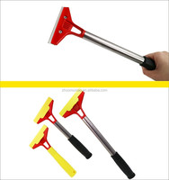 Échantillons gratuits grattoir de sol manche en plastique multifonctionnel cuisine mur verre lame de rasoir nettoyant grattoir