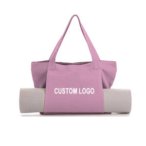 Nuevos Arribos: Tapete de <span class=keywords><strong>Yoga</strong></span> Plegable con Bolsa de Lona de Algodón Tipo Tote para Viaje y Gimnasio - Product Image 4