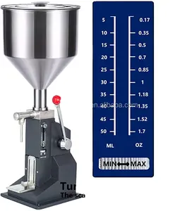 A03 Preenchimento manual quantitativo de loção para lábios, molho de mel, creme de melaço, pasta de creme e geléia, máquina de enchimento de líquidos