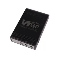 WGP OEM ODM Bank Daya Portabel Baterai Cadangan Online 5V 9V 12V Mini UPS dengan Output USB untuk WiFi Router Modem Alarm Jaringan