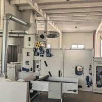 Ligne de production de fours de thermocollage contrôlés par PLC pour le coton dur et le rembourrage
