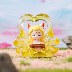 Figurine en résine de renard à neuf queues de style féerique ancien, boîte mystère tendance, poupée de célébrité d'Internet, décoration de bureau, vente en gros - Product Image 1