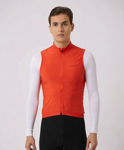 Chaleco de Ciclismo Ligero, Cortavientos, Sin Mangas, de Secado Rápido, Unisex, con Cierre, para Ciclismo de Carretera - Product Image 1